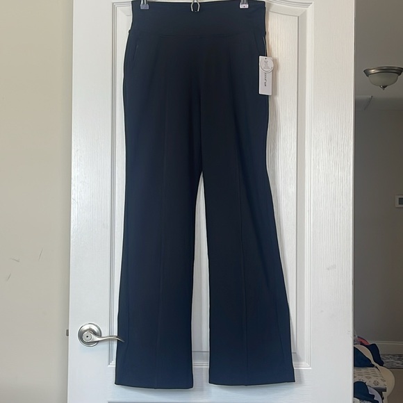 Yogalicious Lux Julia High Rise Flare Leggings Black Medium - Picture 3 of 13